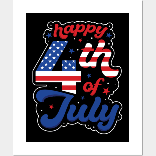 Happy 4th of July Posters and Art